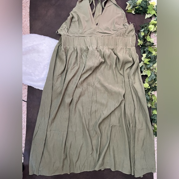 Abercrombie and Fitch Halter Dress Slit XXXL NWT - Picture 5 of 7